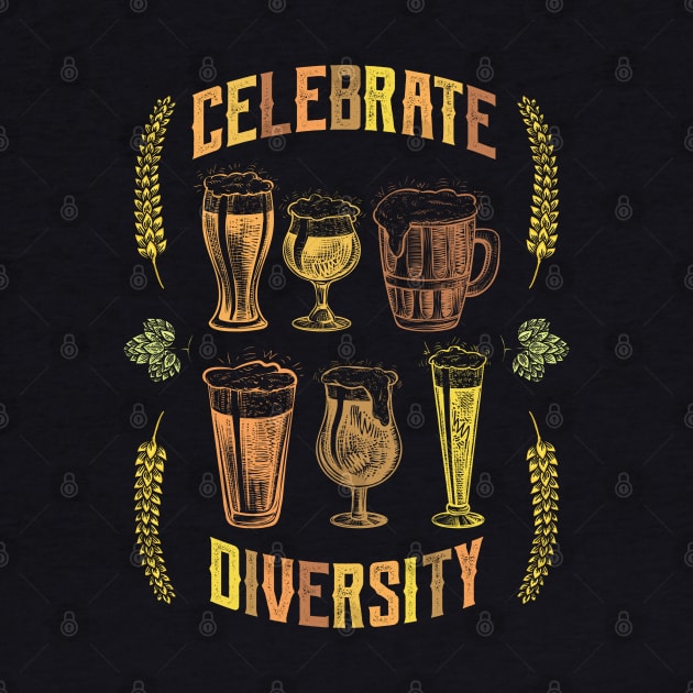 Celebrate Diversity Craft Beer Drinking by aneisha